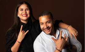 Clayra Morales y Douglas Castillo